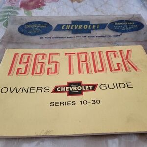 1965 Chevrolet Truck Owners Guide